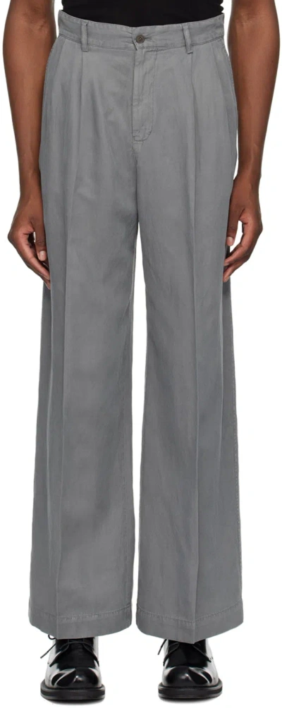 Hope Gray Fire Trousers In Sage Green