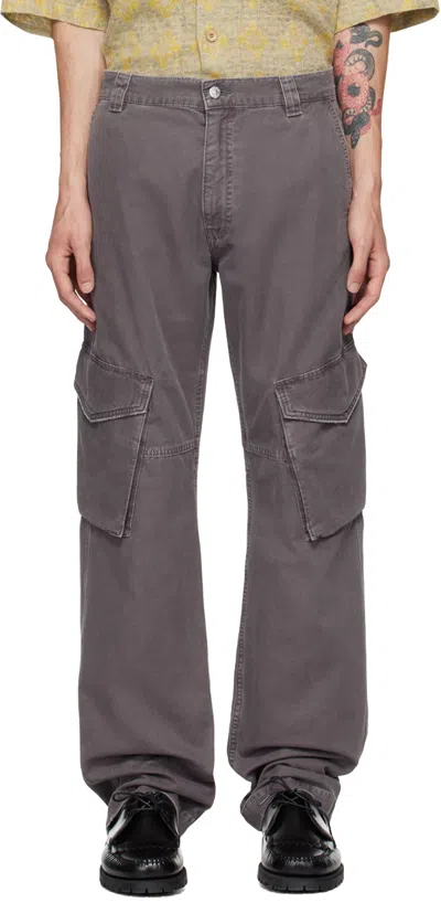 Hope Gray Rush Cargo Pants In Granite Grey