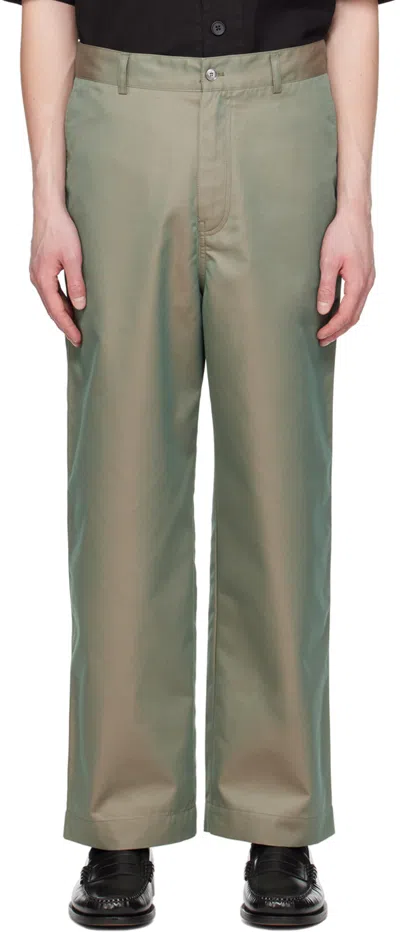 Hope Green Rank Trousers In Green 2 Tone