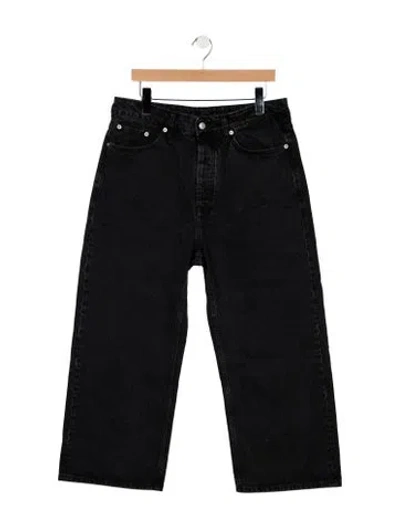 Pre-owned Hope High-rise Wide Leg Jeans In Black
