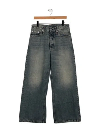 Pre-owned Hope High-rise Wide Leg Jeans In Blue