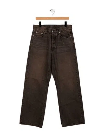 Pre-owned Hope High-rise Wide Leg Jeans In Brown