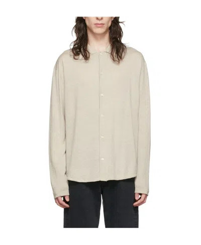 Hope Beige Flux Shirt In Lt Beige Mel