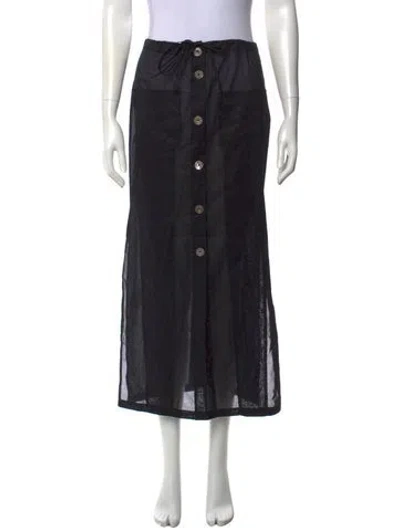 Pre-owned Hope Long Skirt In Black