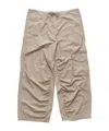 Hope Loose Drawstring Collapse Overalls In Neutral