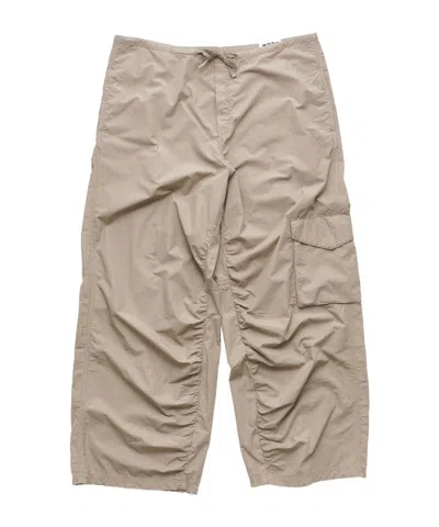 Hope Loose Drawstring Collapse Overalls In Neutral