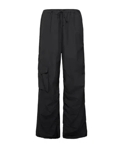 Hope Loose Drawstring Collapse Overalls In Black