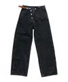 Hope Black Loose Fireman Denim Trousers In Black