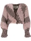 Hope Macaulay Luna Colossal Cardigan In Mink/brown