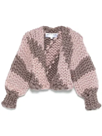 Hope Macaulay Luna Colossal Cardigan In Mink/brown