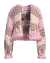 Hope Macaulay Woman Cardigan Pink Size S/m Wool, Merino Wool, Bamboo