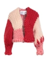 Hope Macaulay Woman Cardigan Red Size M/l Wool In Red