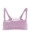 Hope Macaulay Woman Top Lilac Size L Merino Wool In Purple