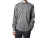 Hope Men's Roy Long Sleeve Polo Shirt In Gray In Grey