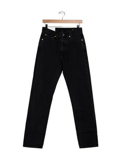 Pre-owned Hope Mid-rise Straight Leg Jeans W/ Tags In Black