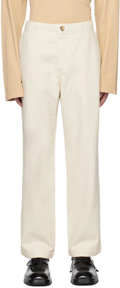 Hope Off-white Van Trousers In Ecru