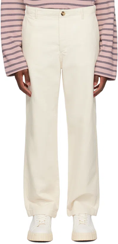 Hope Off-white Van Trousers In Ecru