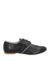 HOPE SHOES HOPE SHOES WOMAN LACE-UP SHOES BLACK SIZE 6 SOFT LEATHER