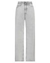 Hope Stockholm Woman Jeans Grey Size 31 Organic Cotton In Grey