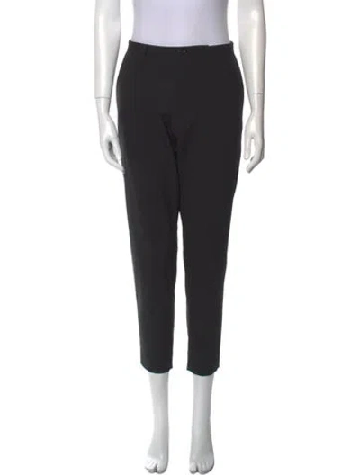Pre-owned Hope Straight Leg Pants In Black