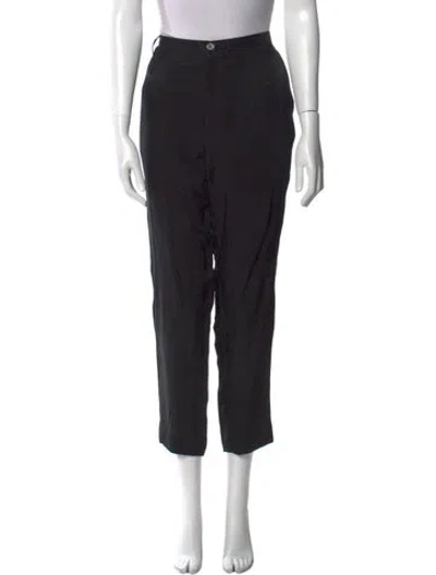 Pre-owned Hope Straight Leg Pants In Black