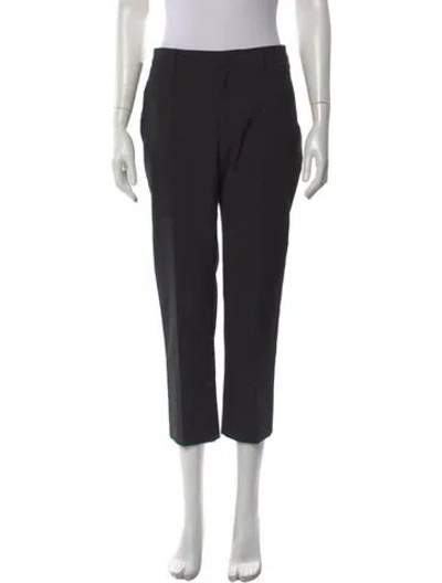 Pre-owned Hope Straight Leg Pants In Black