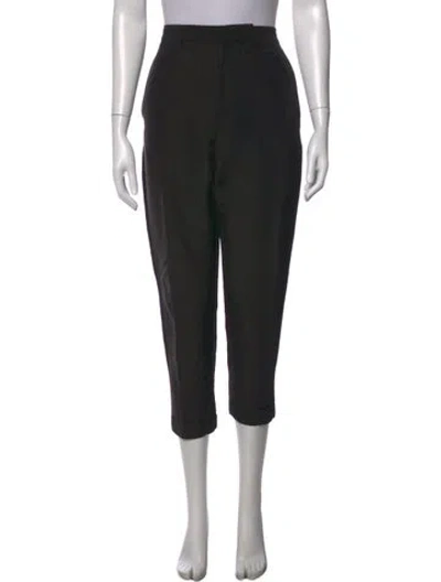 Pre-owned Hope Straight Leg Pants In Black