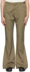 Hope Tan Wool Trousers In Hazelnut Brown