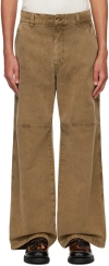 Hope Tan Workwear Trousers In Worker Mustard
