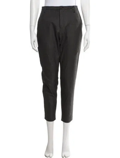 Pre-owned Hope Tweed Pattern Straight Leg Pants In Grey