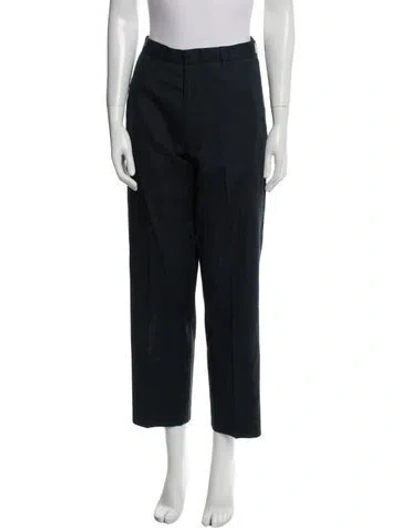 Pre-owned Hope Virgin Wool Straight Leg Pants In Blue