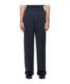 Hope Navy Wind Elastic Trousers In Blue