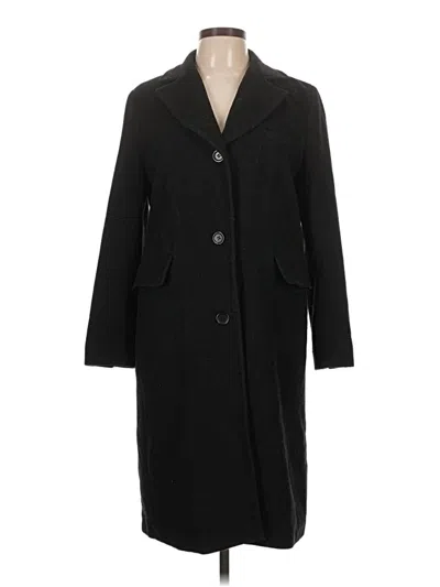Pre-owned Hope Wool Coat In Black
