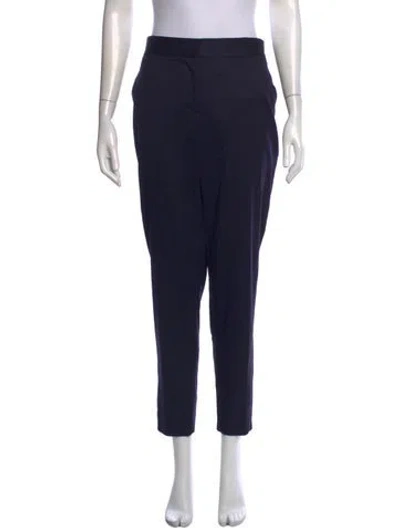 Pre-owned Hope Wool Straight Leg Pants In Blue