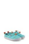 Hopfrög Kids Hoppuff Quilted Slipper In Dynamic Green