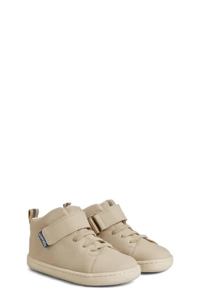 Hopfrög Kids Kids' Smart Walker High Top Sneaker In Super Matt Beige