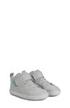Hopfrög Kids Kids' Smart Walker High Top Sneaker In Super Matt Cool Gray