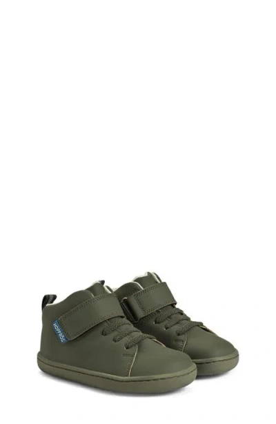 Hopfrög Kids Kids' Smart Walker High Top Sneaker In Super Matt Khaki