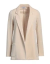 Hopper Woman Blazer Cream Size 4 Viscose, Polyester, Polyamide, Elastane In White