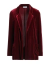 Hopper Woman Blazer Garnet Size 6 Polyester, Elastane In Red