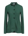 Hopper Woman Blazer Green Size 4 Virgin Wool, Polyamide