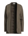 Hopper Woman Blazer Military Green Size 8 Viscose, Nylon, Elastane