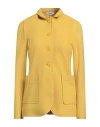 Hopper Woman Blazer Marigold Size 10 Virgin Wool, Polyamide In Yellow