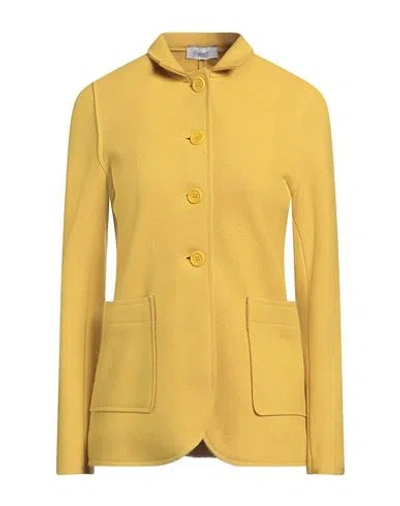 Hopper Woman Blazer Marigold Size 10 Virgin Wool, Polyamide In Yellow