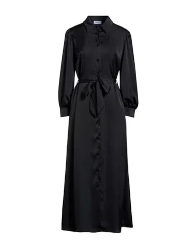 Hopper Woman Maxi Dress Black Size M Polyester