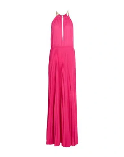 Hopper Woman Maxi Dress Fuchsia Size Xs Polyester In Pink
