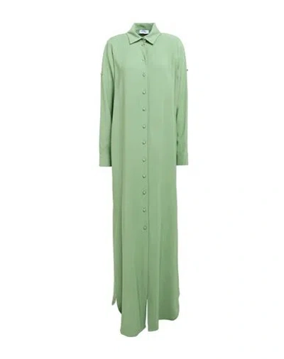 Hopper Woman Maxi Dress Sage Green Size 12 Viscose, Polyester