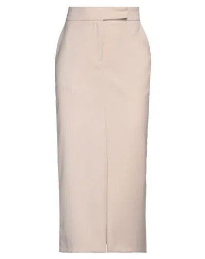 Hopper Woman Midi Skirt Cream Size 2 Polyester, Viscose, Elastane In White