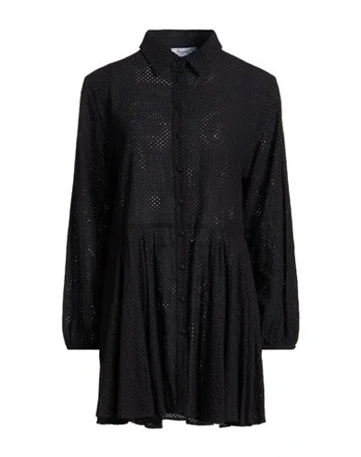Hopper Woman Mini Dress Black Size 10 Cotton