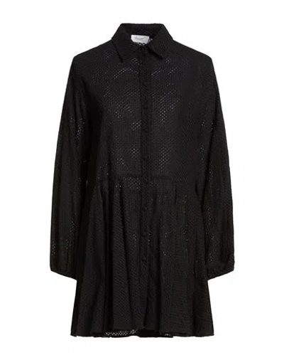 Hopper Woman Mini Dress Black Size 8 Cotton